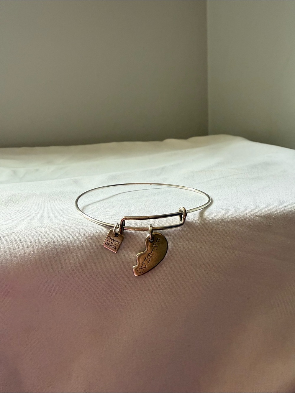 Alex and Ani "Friends" Charm Bangle Bracelet